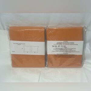 Set Of 4 : Pillow cushion cover Case 20” * 20” Orange